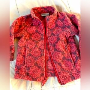 Toddler Floral Columbia Fleece Jacket